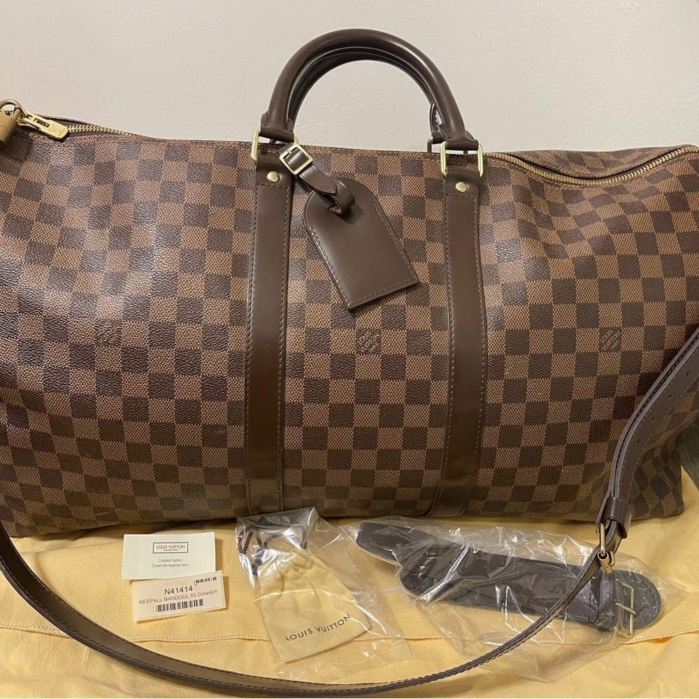 LOUIS VUITTON Keepall Bandoulière 55